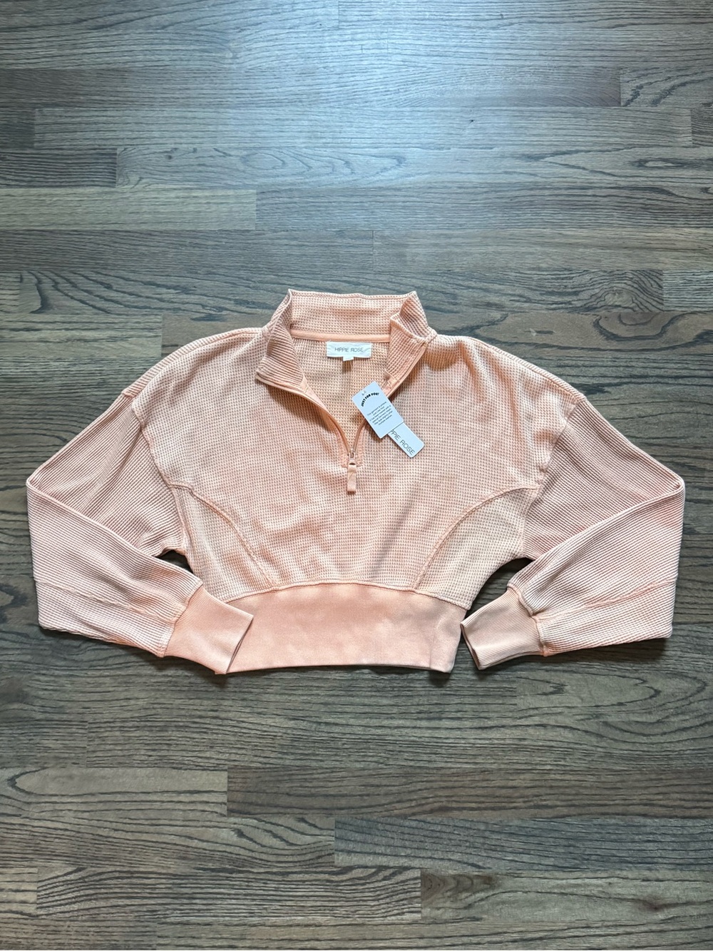 NWT Hippie Rose Cropped Quarter Zip!